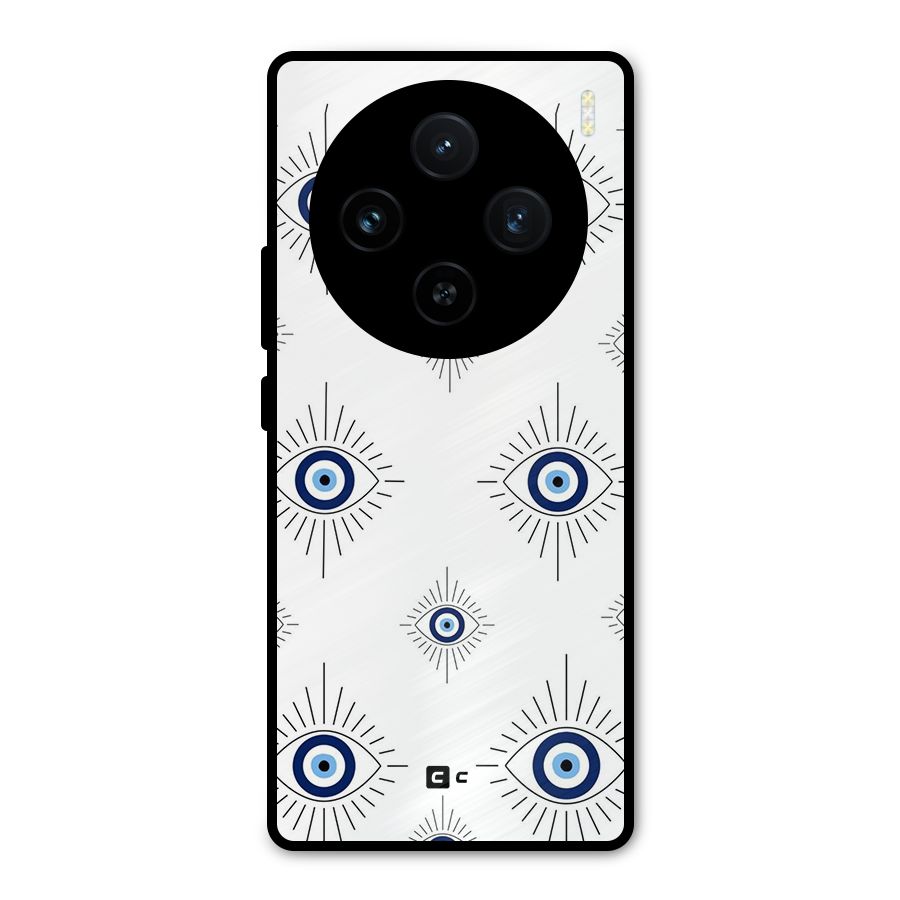 Evil Eye Wall Metal Back Case for Vivo X100