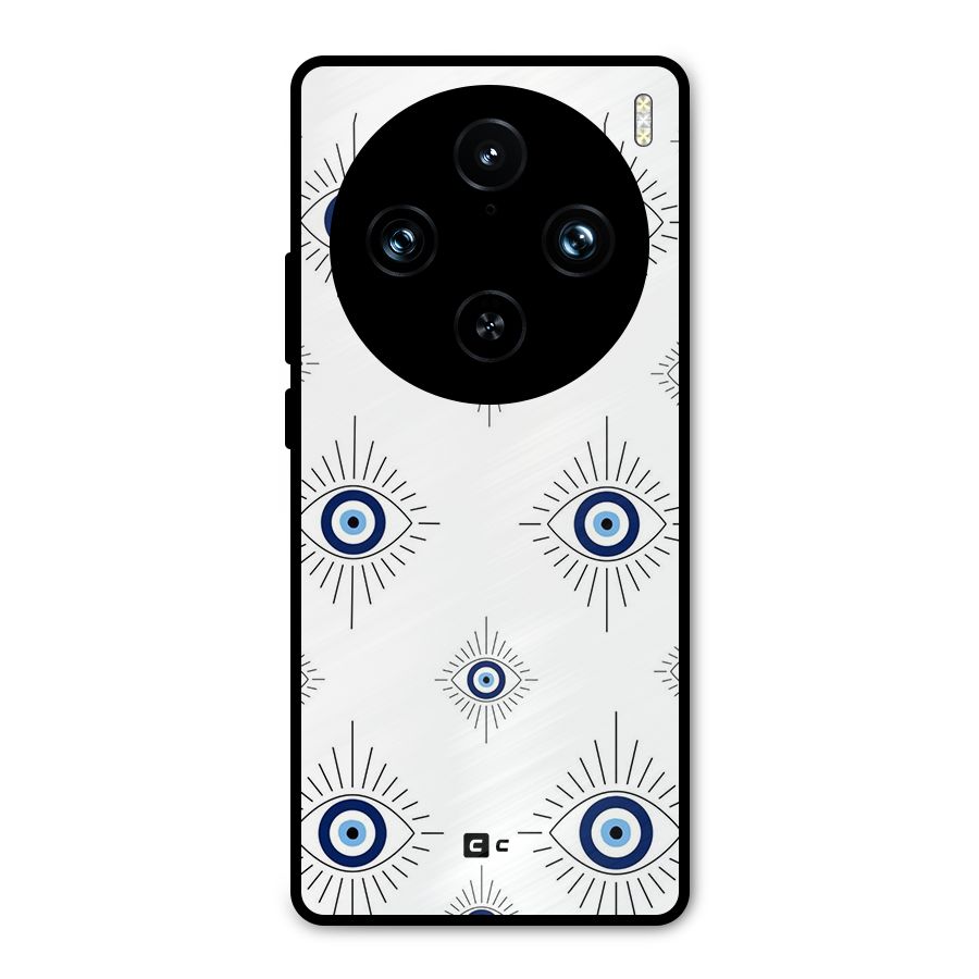 Evil Eye Wall Metal Back Case for Vivo X100 Pro