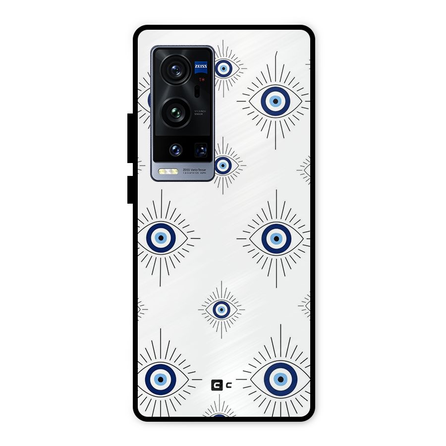 Evil Eye Wall Metal Back Case for Vivo X60 Pro Plus