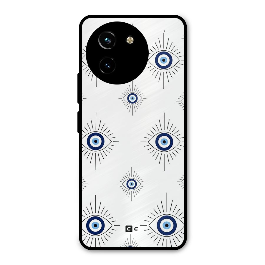 Evil Eye Wall Metal Back Case for Vivo Y200i