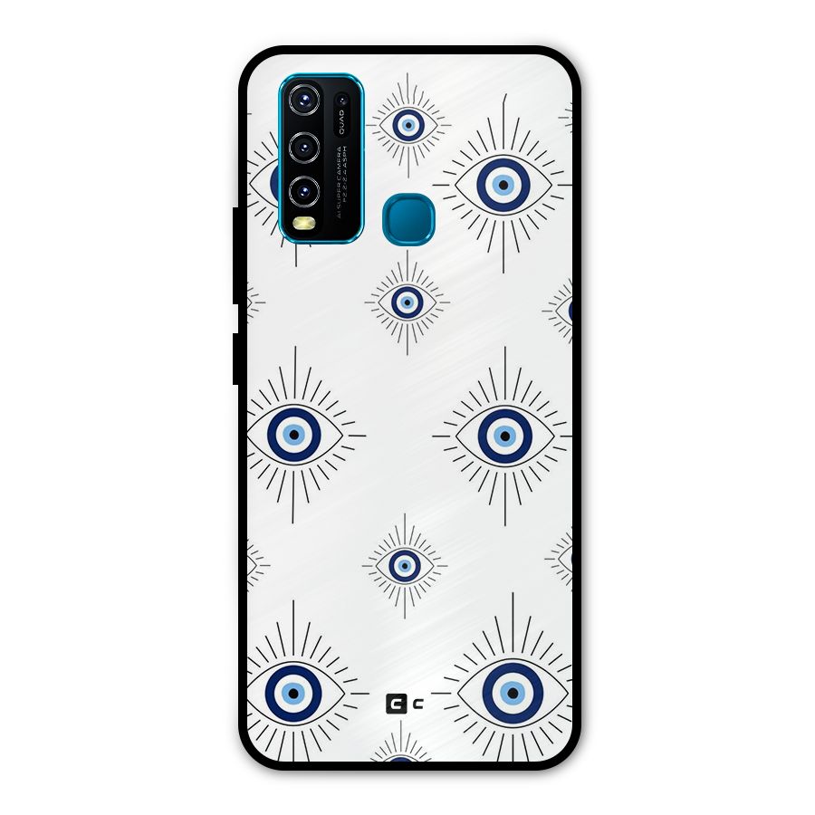 Evil Eye Wall Metal Back Case for Vivo Y30