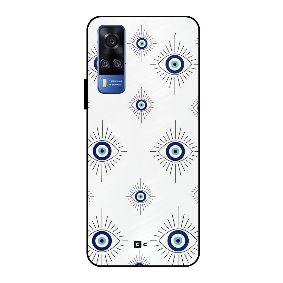 Evil Eye Wall Metal Back Case for Vivo Y51