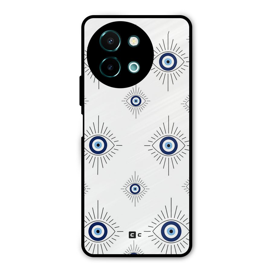 Evil Eye Wall Metal Back Case for Vivo Y58