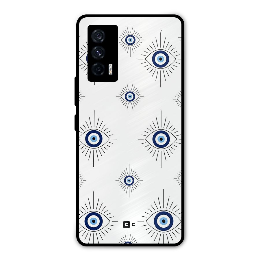 Evil Eye Wall Metal Back Case for iQOO 7 5G