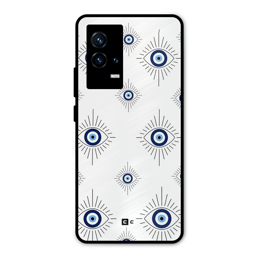 Evil Eye Wall Metal Back Case for iQOO 9 5G