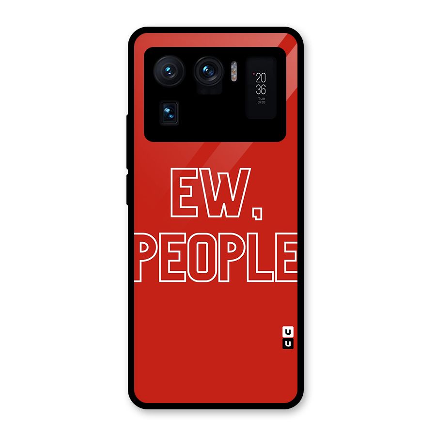 Ew People Glass Back Case for Mi 11 Ultra