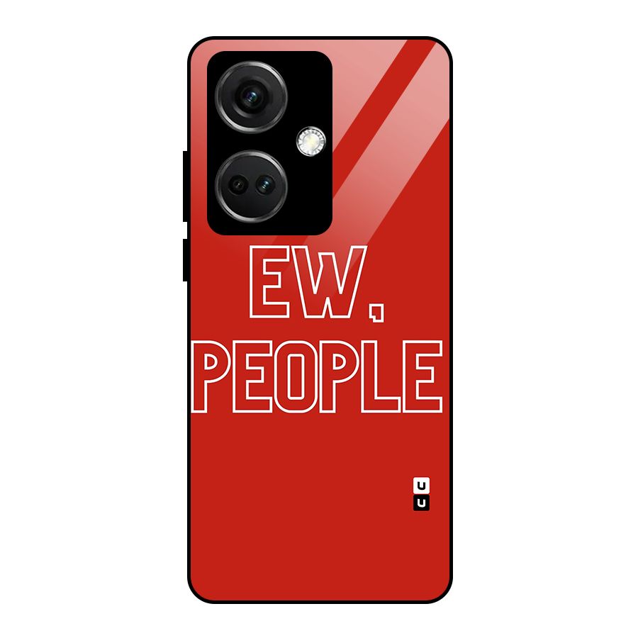 Ew People Glass Back Case for OnePlus Nord CE 3 5G