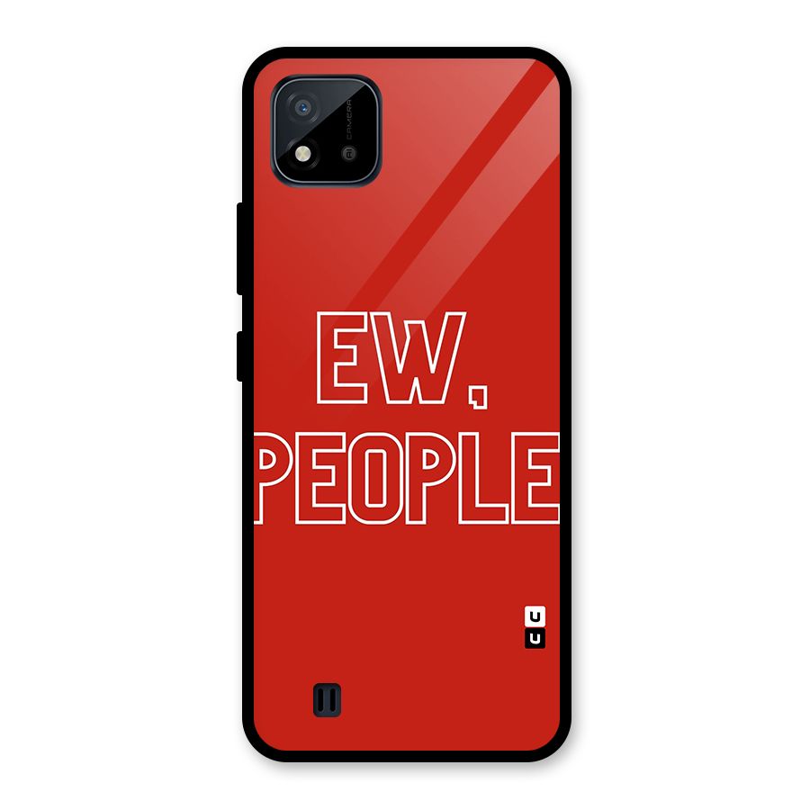 Ew People Glass Back Case for Realme C11 2021