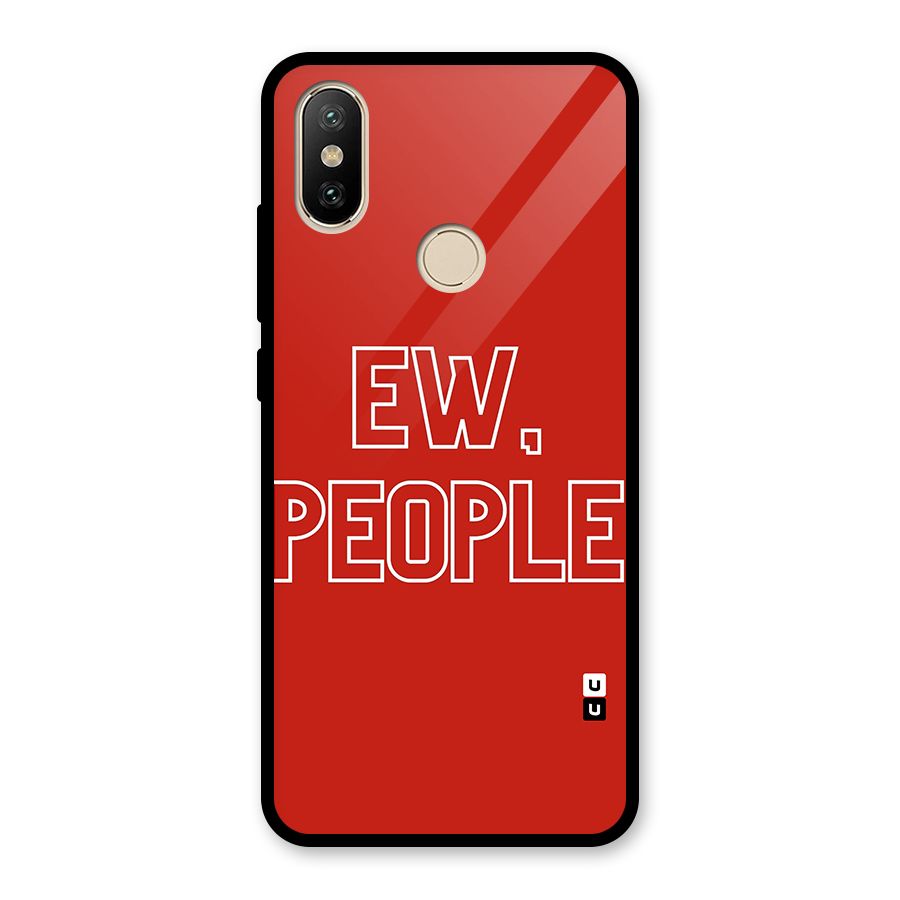 Ew People Glass Back Case for Redmi A2
