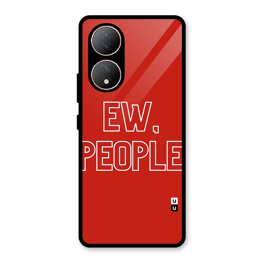 Ew People Glass Back Case for Vivo Y100A