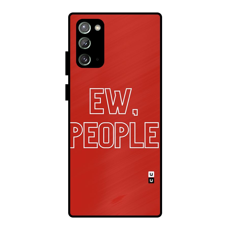Ew People Metal Back Case for Galaxy Note 20