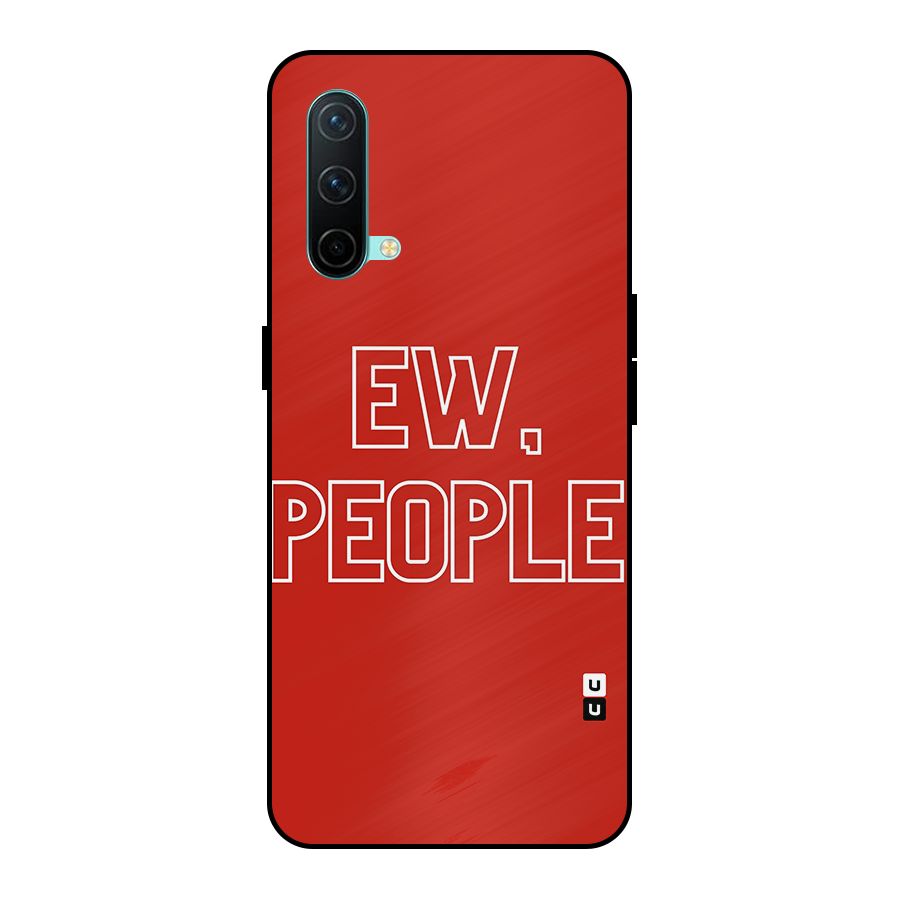 Ew People Metal Back Case for OnePlus Nord CE 5G
