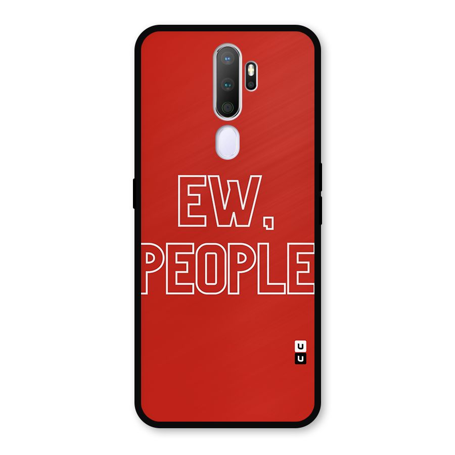 Ew People Metal Back Case for Oppo A5 (2020)
