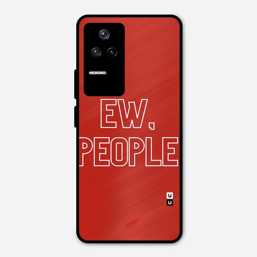 Ew People Metal Back Case for Poco F4 5G