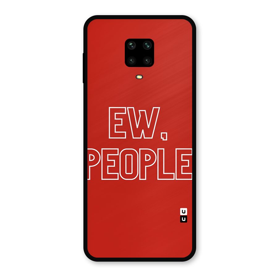 Ew People Metal Back Case for Poco M2 Pro