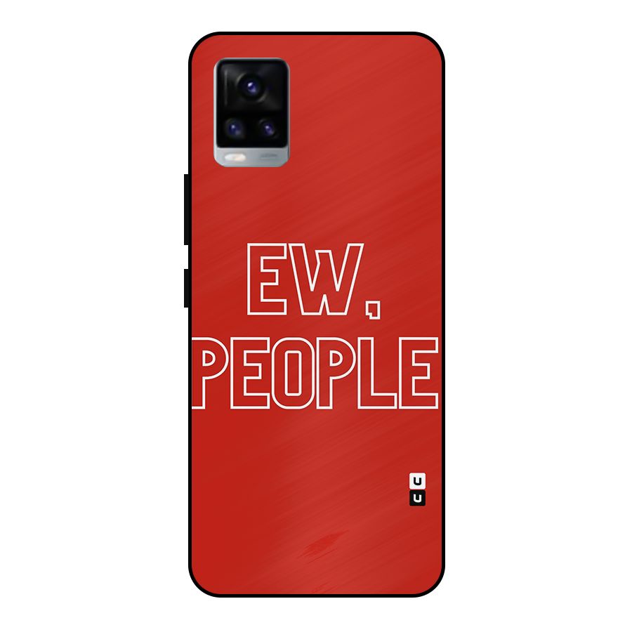 Ew People Metal Back Case for Vivo V20 2021