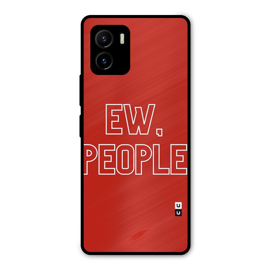 Ew People Metal Back Case for Vivo Y15s