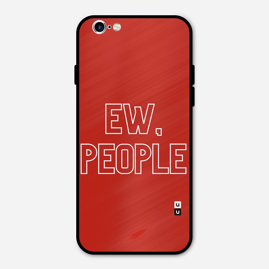 Ew People Metal Back Case for iPhone 6 6s