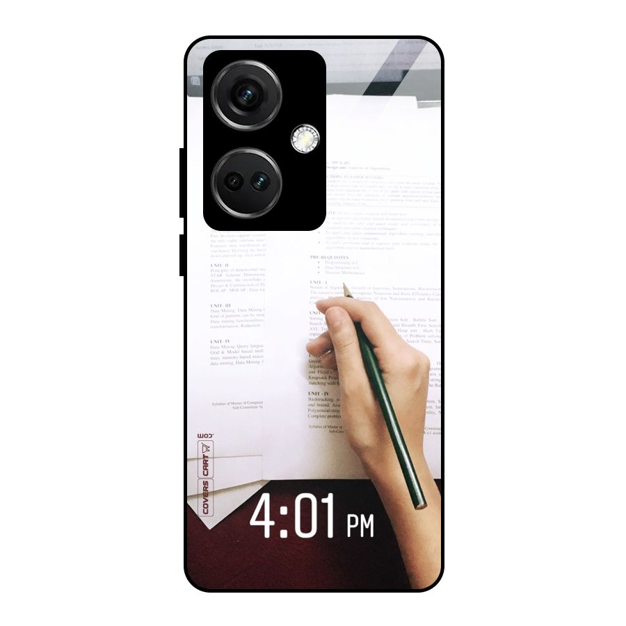 Exam Time Blues Glass Back Case for OnePlus Nord CE 3 5G