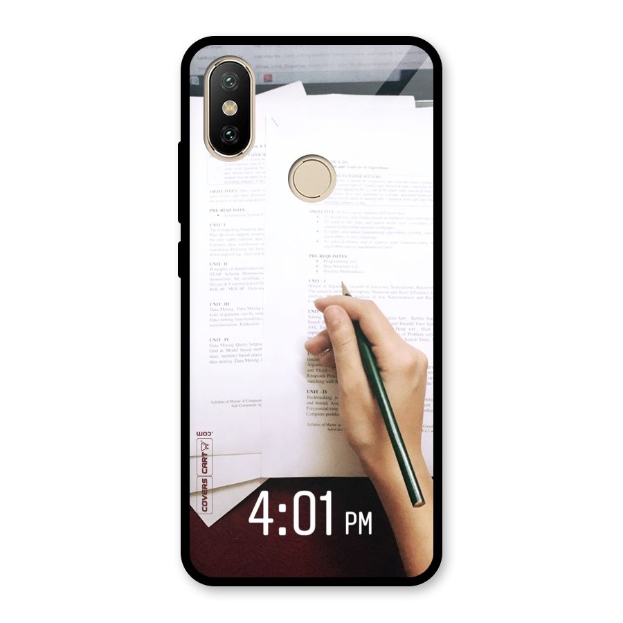 Exam Time Blues Glass Back Case for Redmi A2