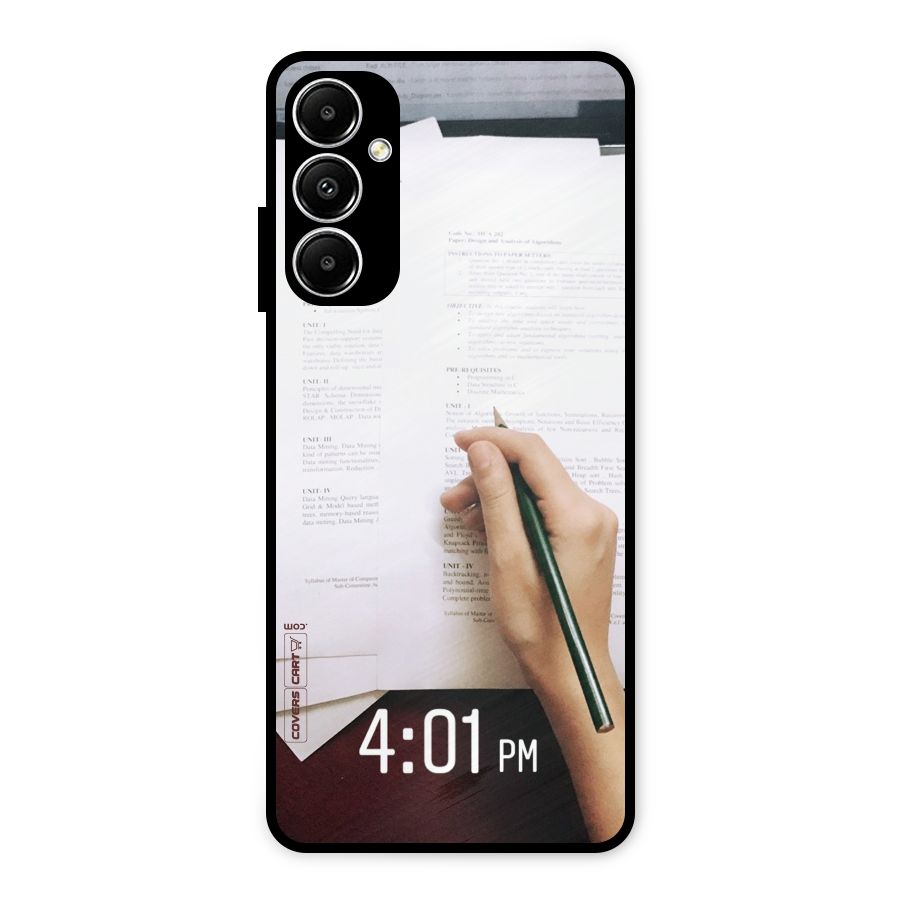 Exam Time Blues Metal Back Case for Galaxy A05s