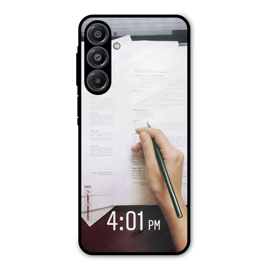 Exam Time Blues Metal Back Case for Galaxy A16 5G