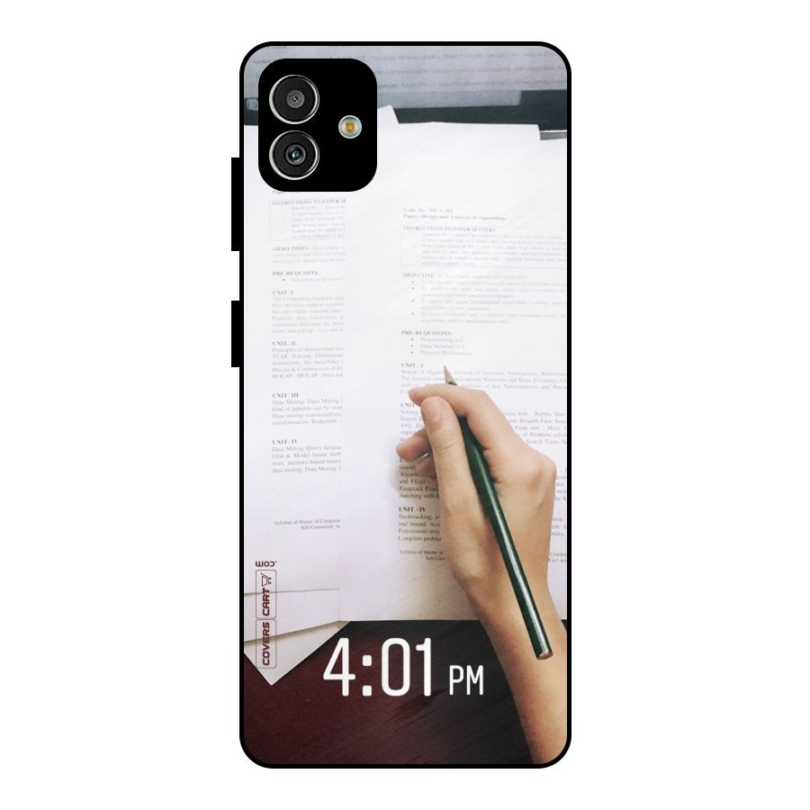 Exam Time Blues Metal Back Case for Galaxy M13 5G