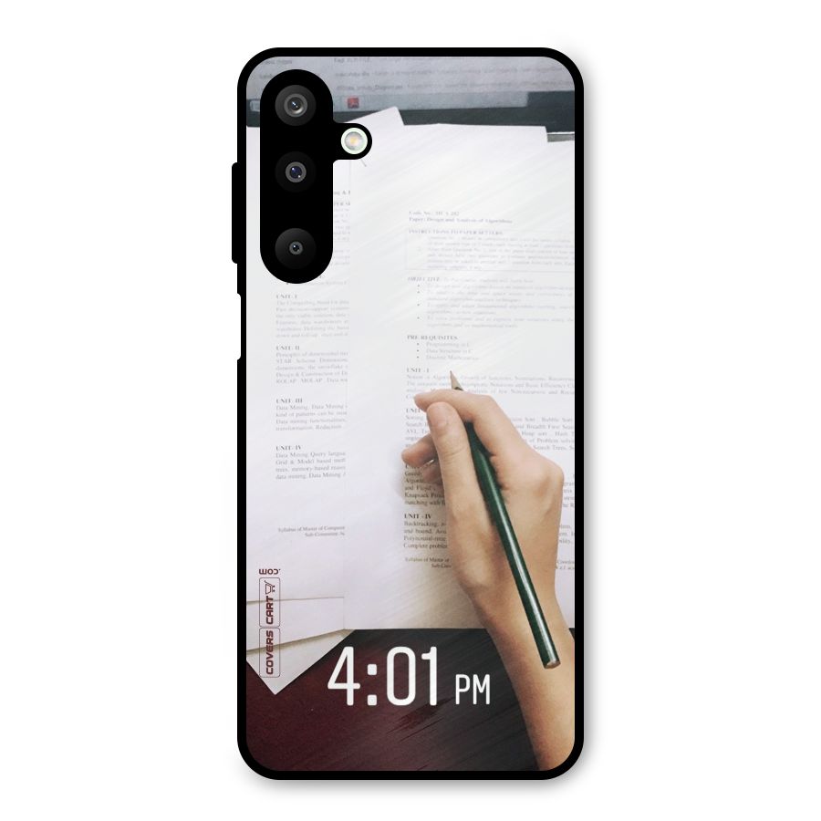 Exam Time Blues Metal Back Case for Galaxy M16