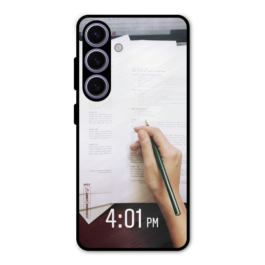 Exam Time Blues Metal Back Case for Galaxy S24