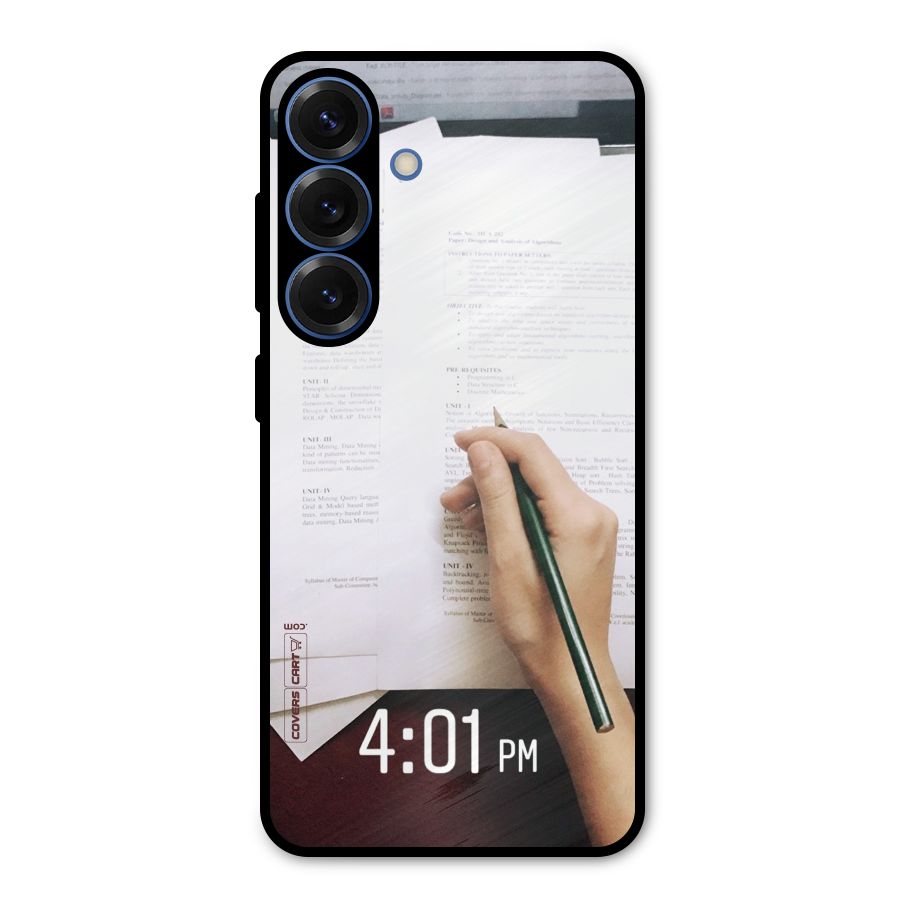 Exam Time Blues Metal Back Case for Galaxy S25