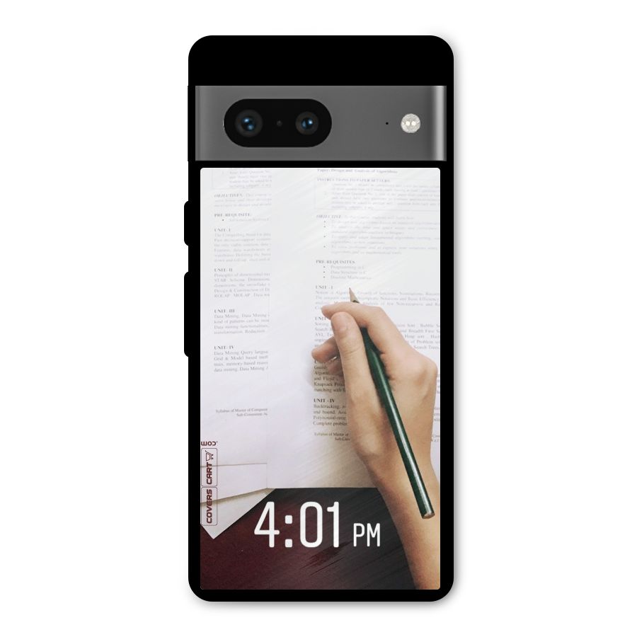 Exam Time Blues Metal Back Case for Google Pixel 7
