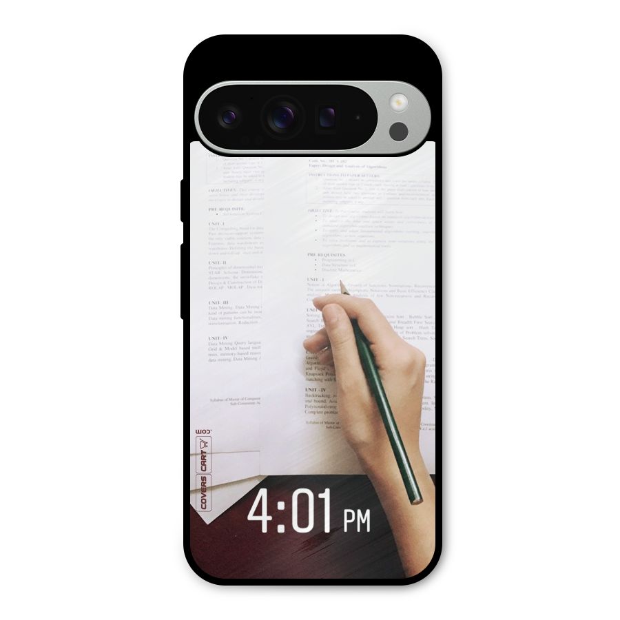 Exam Time Blues Metal Back Case for Google Pixel 9 Pro XL
