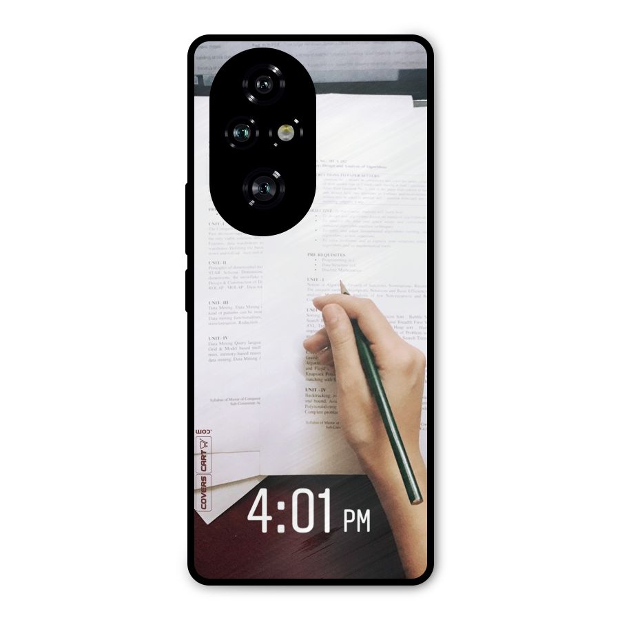 Exam Time Blues Metal Back Case for Honor 200 Pro
