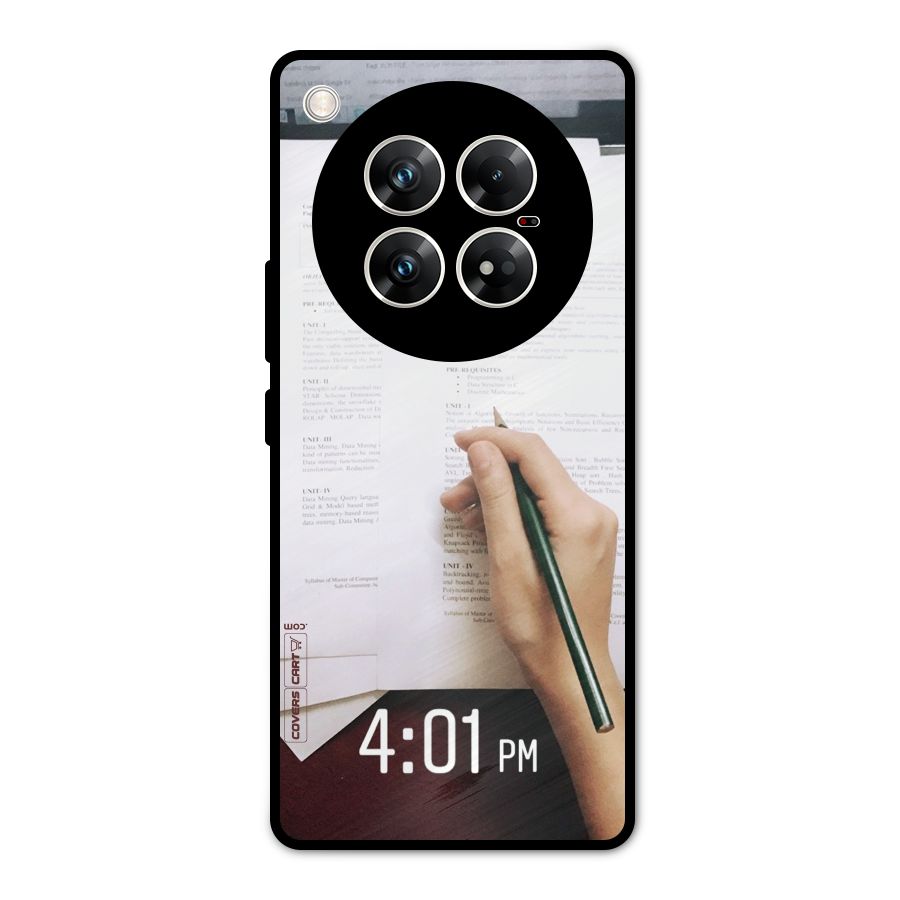 Exam Time Blues Metal Back Case for Infinix Zero 40 5G