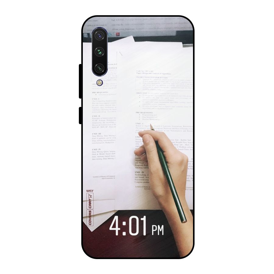Exam Time Blues Metal Back Case for Mi A3