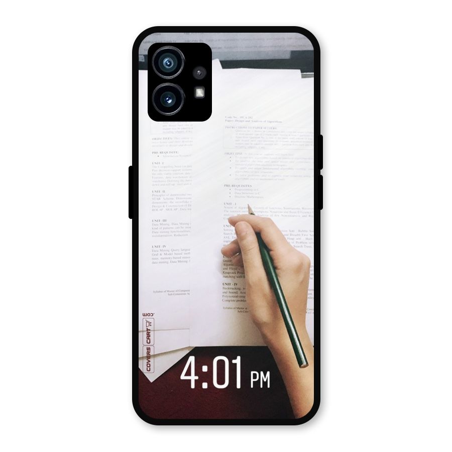 Exam Time Blues Metal Back Case for Nothing Phone 1