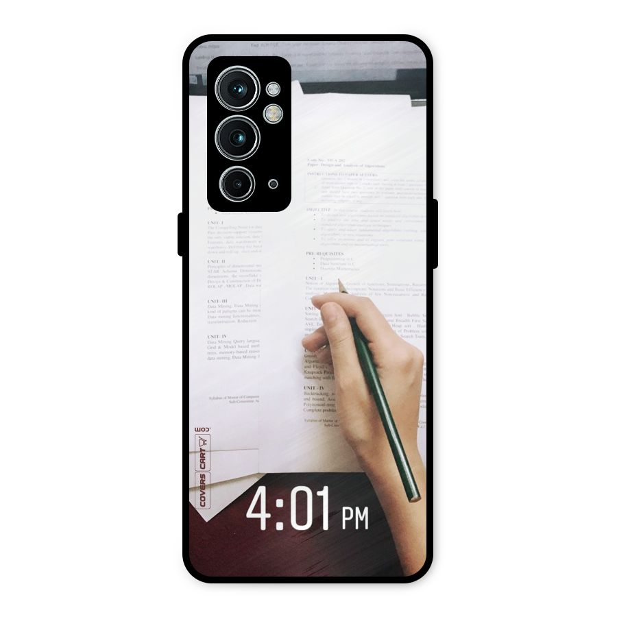 Exam Time Blues Metal Back Case for OnePlus 9RT 5G