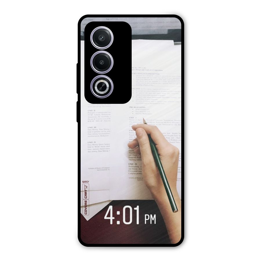 Exam Time Blues Metal Back Case for Oppo A3 Pro
