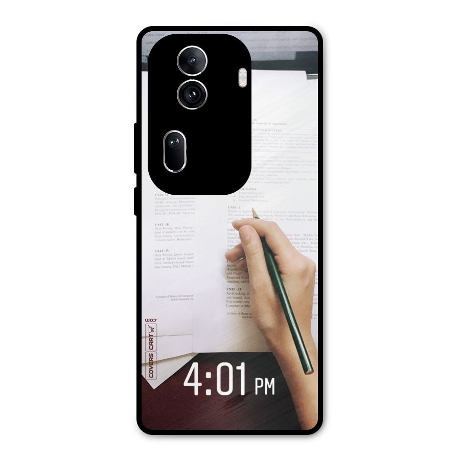 Exam Time Blues Metal Back Case for Oppo Reno11 Pro 5G