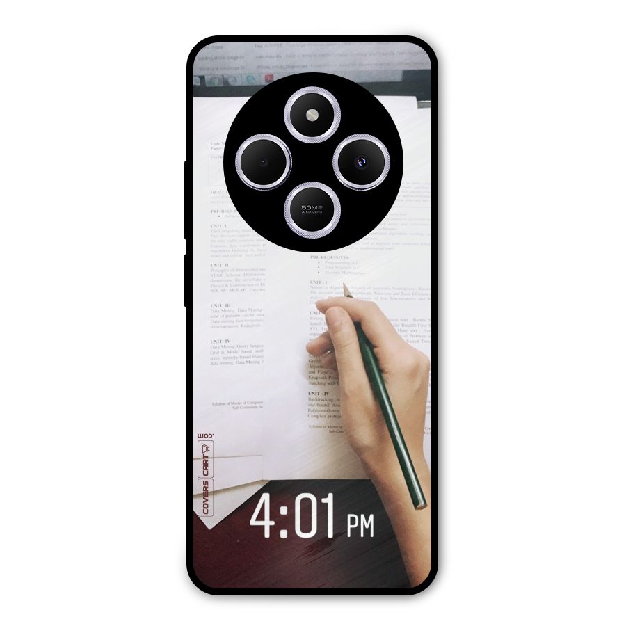 Exam Time Blues Metal Back Case for Poco C75 5G