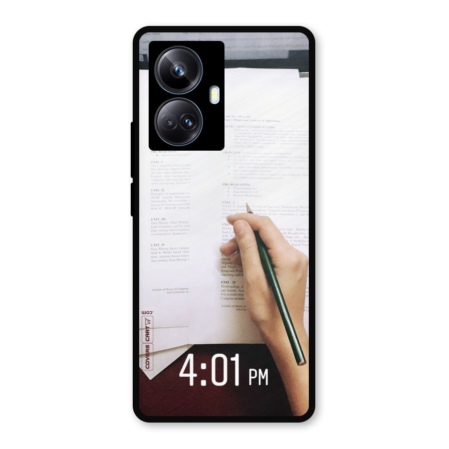 Exam Time Blues Metal Back Case for Realme 10 Pro Plus