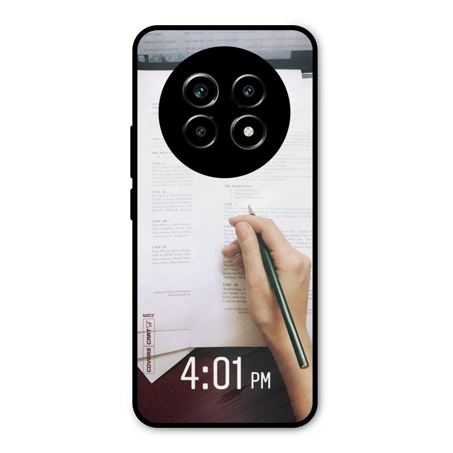 Exam Time Blues Metal Back Case for Realme 13 Pro