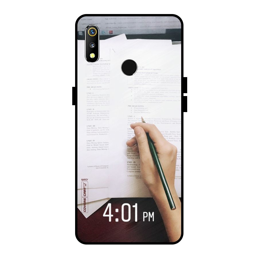 Exam Time Blues Metal Back Case for Realme 3i