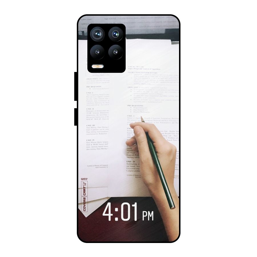 Exam Time Blues Metal Back Case for Realme 8 Pro