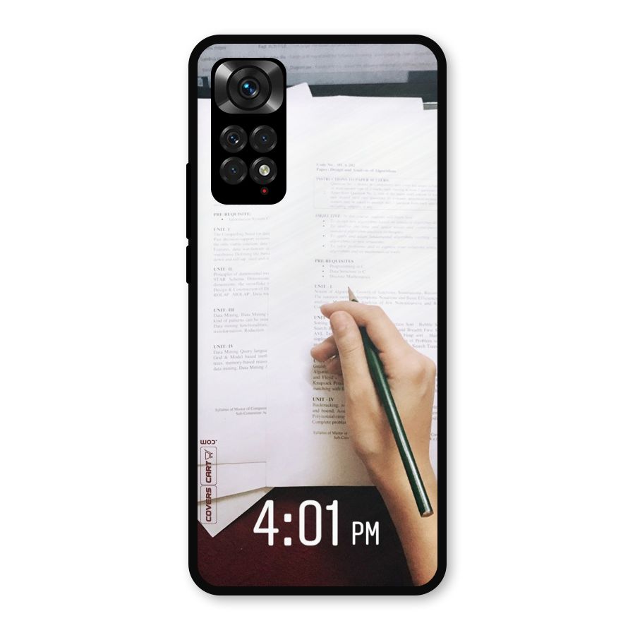 Exam Time Blues Metal Back Case for Redmi Note 11s