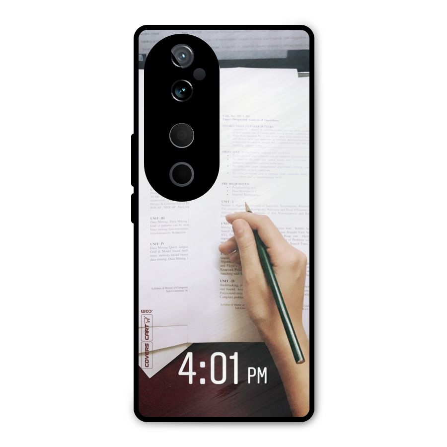 Exam Time Blues Metal Back Case for Vivo T3 Ultra