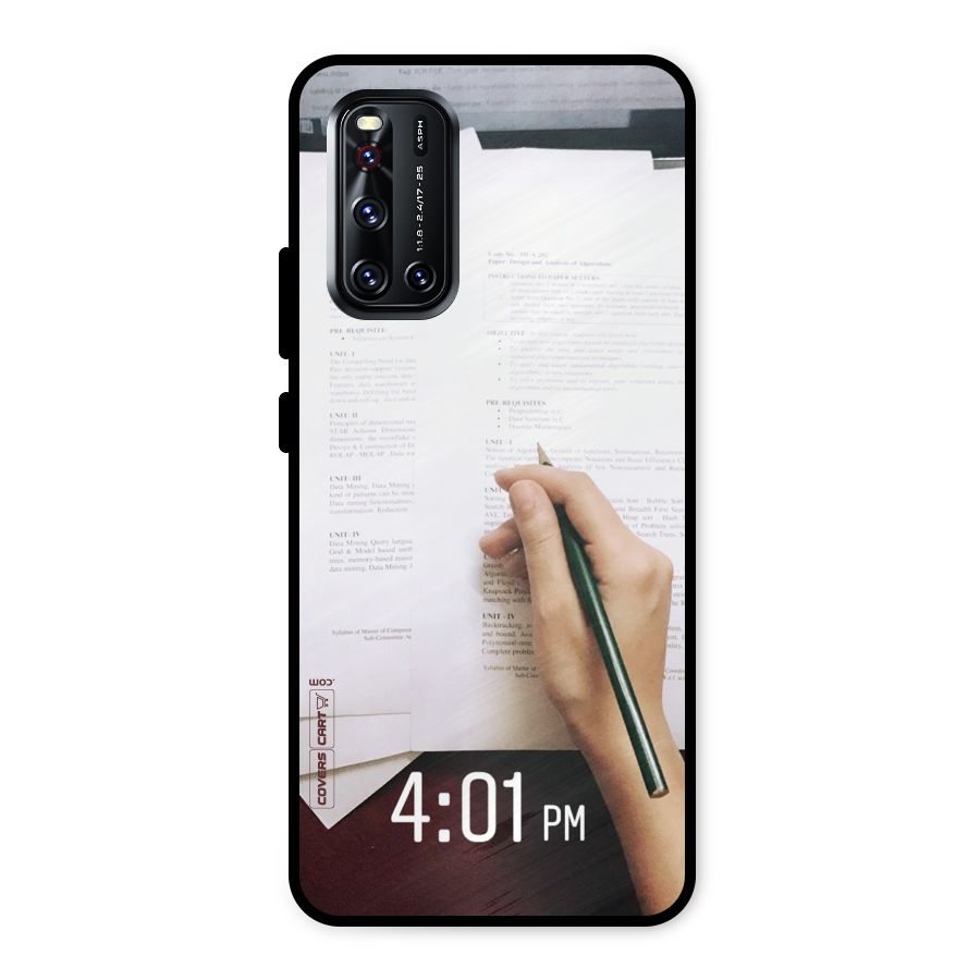 Exam Time Blues Metal Back Case for Vivo V19