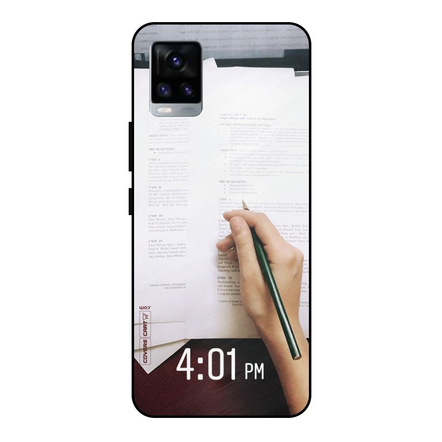 Exam Time Blues Metal Back Case for Vivo V20 2021