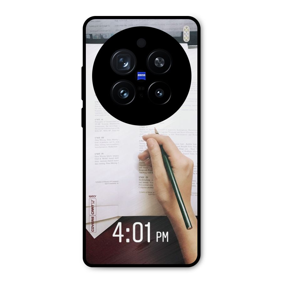 Exam Time Blues Metal Back Case for Vivo X200 Pro