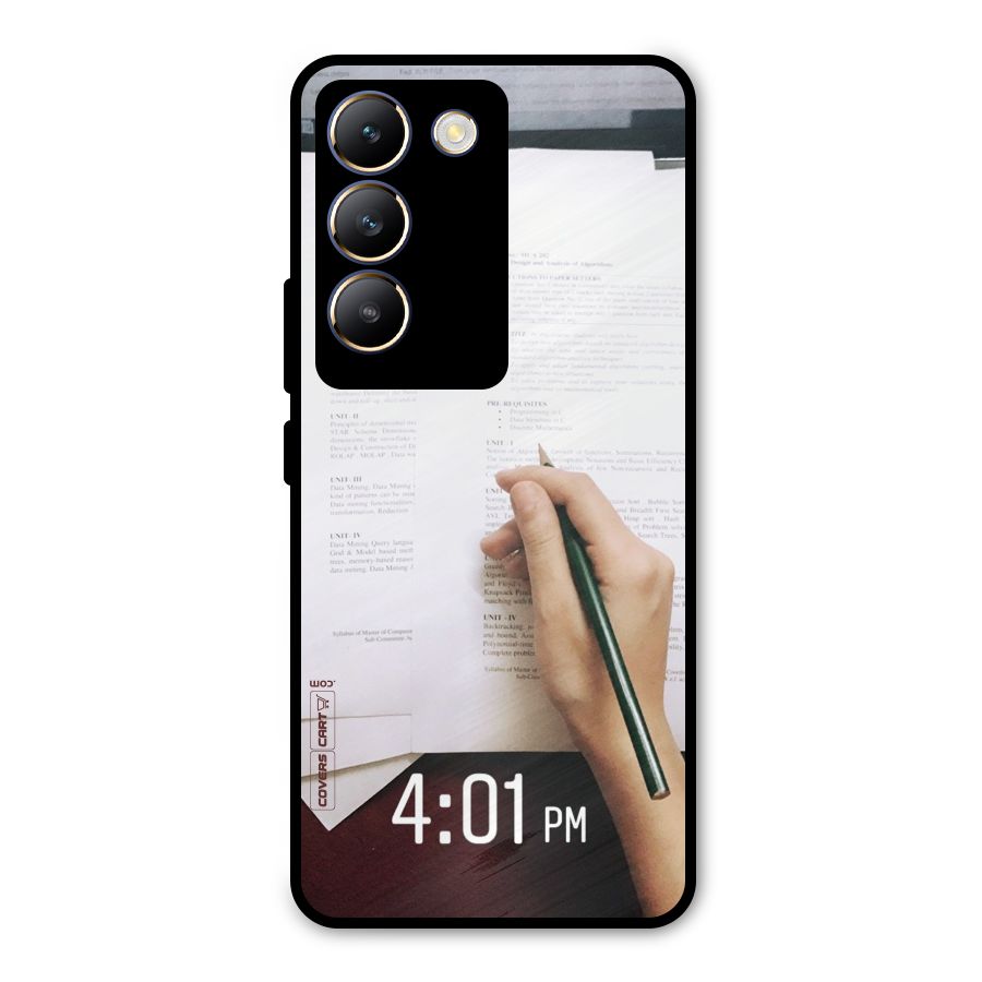 Exam Time Blues Metal Back Case for Vivo Y200e